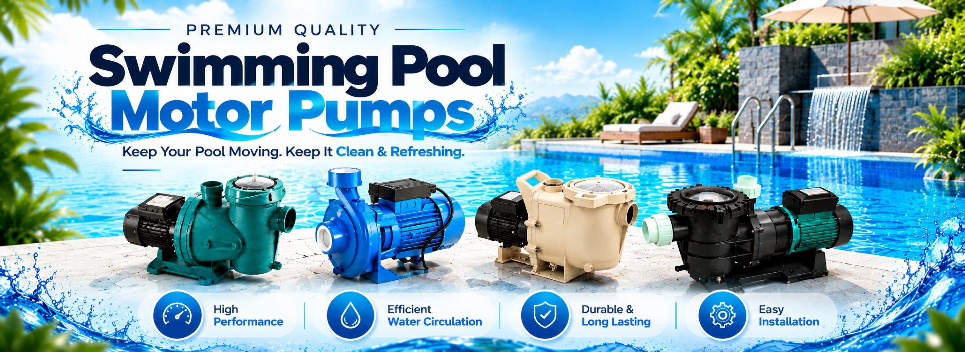 Premium swimming pool equipment and complete pool solutions