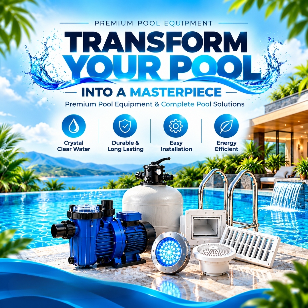 Premium swimming pool equipment and complete pool solutions
